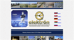 Desktop Screenshot of elektron.sk