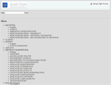 Tablet Screenshot of elektron.waw.pl