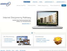 Tablet Screenshot of elektron.com.pl